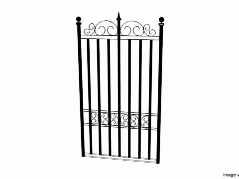 Gate Door - Type 4 3D Model