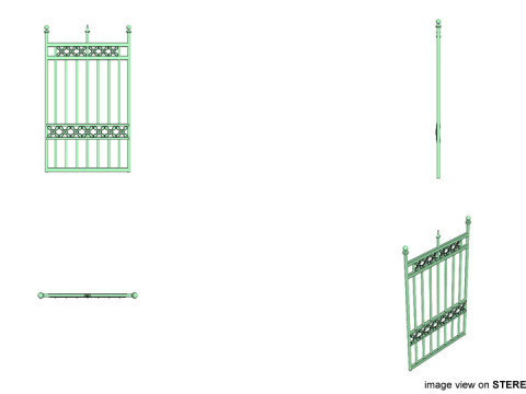 Gate Door - Type 5 Modelo 3D