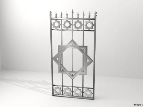 게이트 도어 - 유형 6 3D 모델