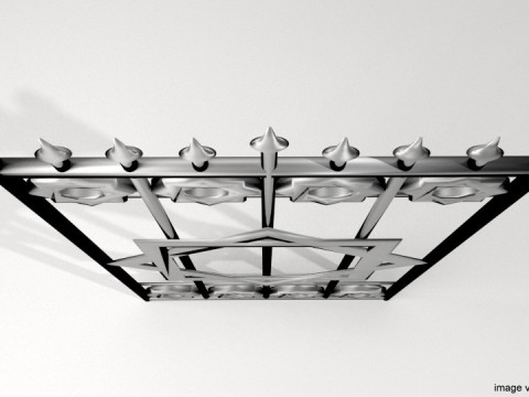 Gate Door - Type 6 3D Model