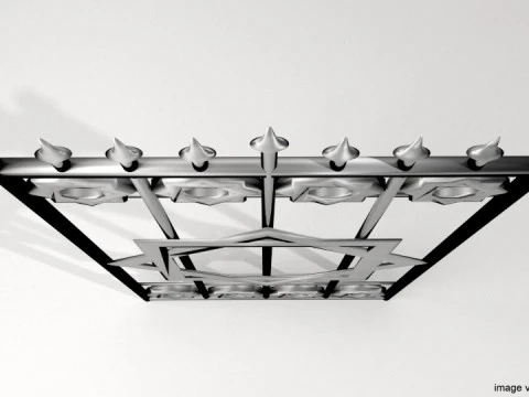 Porte de portail - Type 6 Modèle 3D