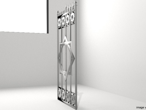 Gate Door - Type 6 3D Model