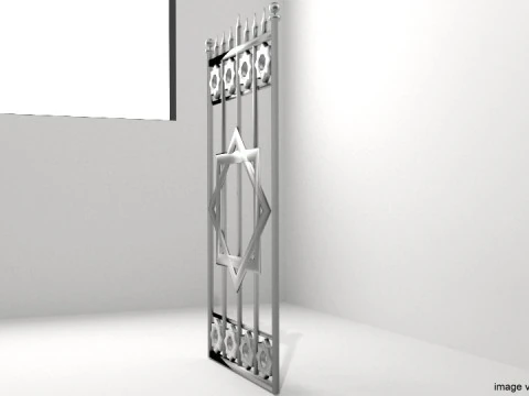 Porte de portail - Type 6 Modèle 3D