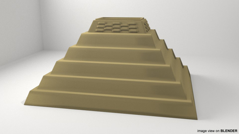 Pyramid of Djoser 3D मॉडल .c4d .max .obj .3ds .fbx .stl .blend 