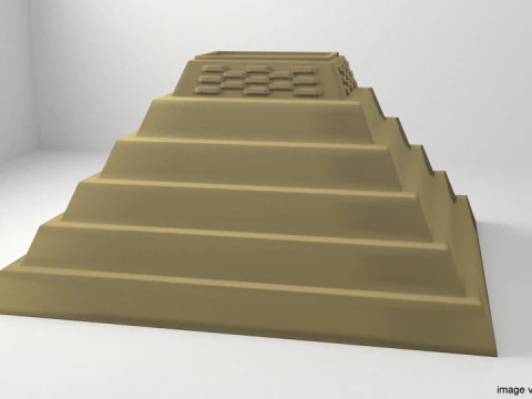 ジェセル王のピラミッド 3Dモデル