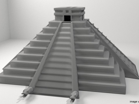 Pyramid of El Castillo Modèle 3D