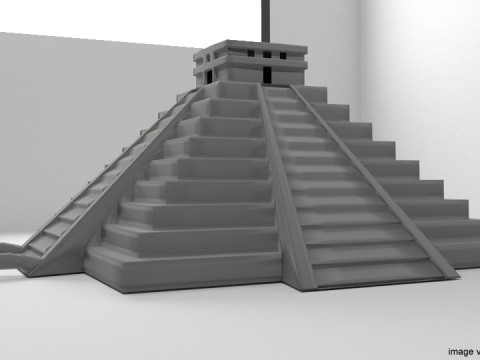 Pyramid of El Castillo Modello 3D