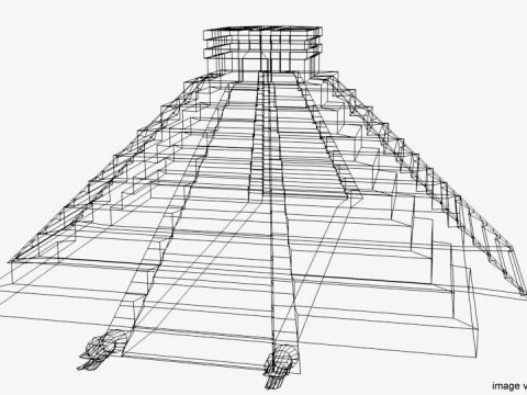 Pyramid of El Castillo Modello 3D