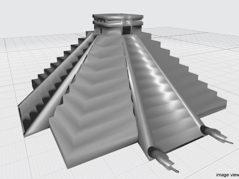 Pyramid of El Castillo Modello 3D