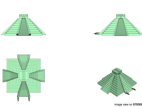 Pyramid of El Castillo Modello 3D