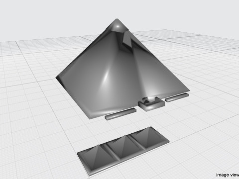 Pyramid of Khufu 3D Модель