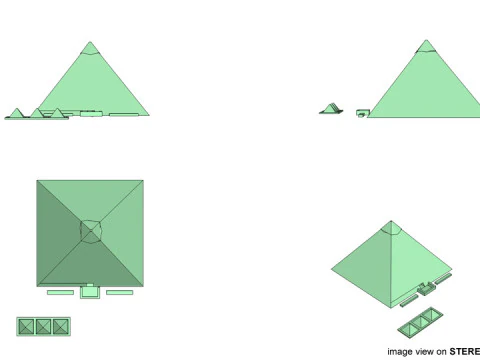 Pyramid of Khufu 3D Model