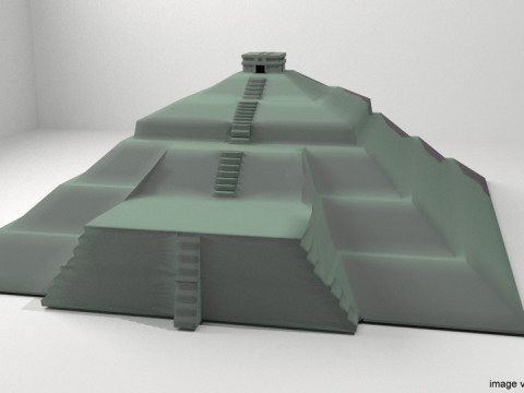Pyramid of Sun 3D Модель