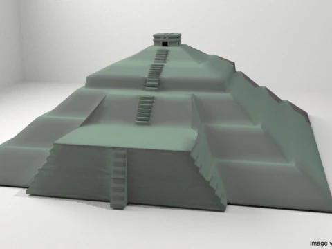 Piramide del Sole Modello 3D