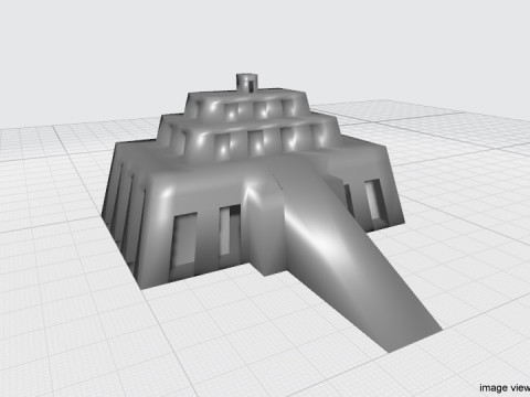 Ziggurat of Chogha Zanbil 3D मॉडल
