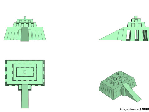 Ziggurat of Chogha Zanbil 3D मॉडल