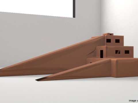 Ziggurat of Tepe Sialk 3D Модель