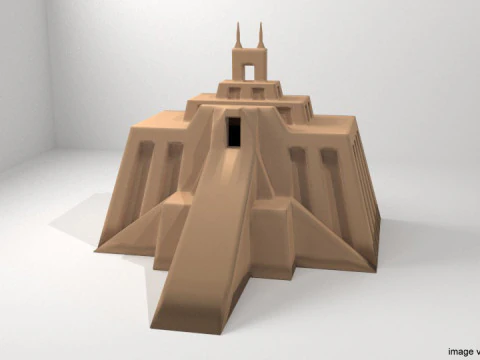 Ziggurat of Ur 3D Model