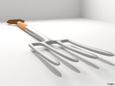 Gardening Tool - Digging Fork 3D 모델