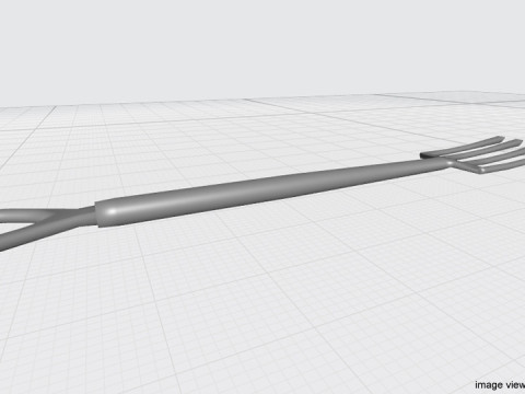 Gardening Tool - Digging Fork 3D 모델