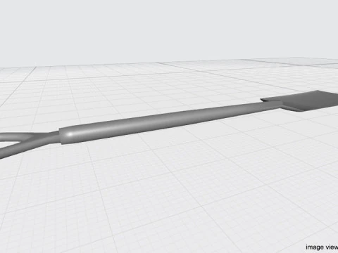 Gardening Tool - Digging Spade 3D Model