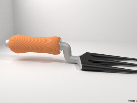 Gardening Tool - Handfork 3D Model