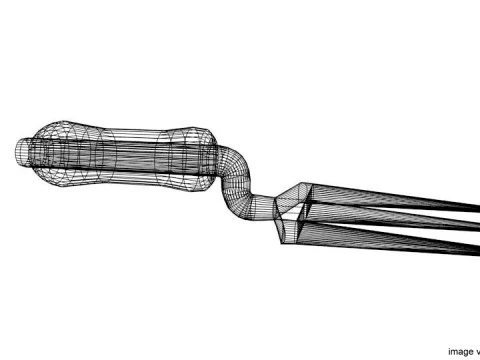 Gardening Tool - Handfork 3D Model