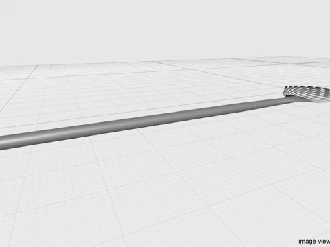 Garden Tool - Lawnrake 3D Model