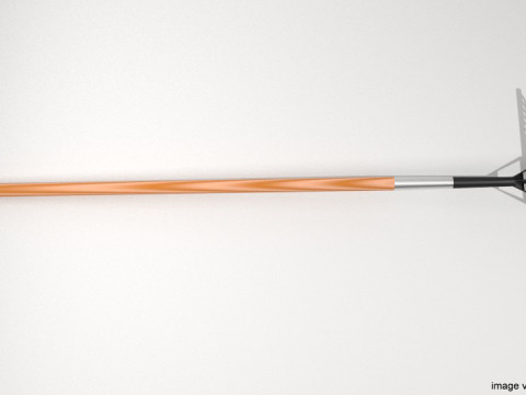 Gardening Tool - Rake 3D Model