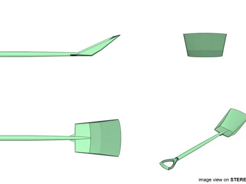 Gardening Tool - Shovel 3D Model