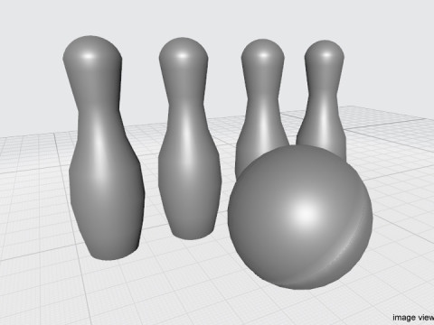 Toy - Bowling Modelo 3D