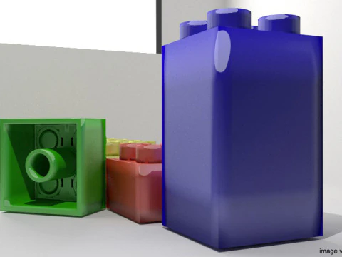 Brinquedo - bloco de tijolo Modelo 3D
