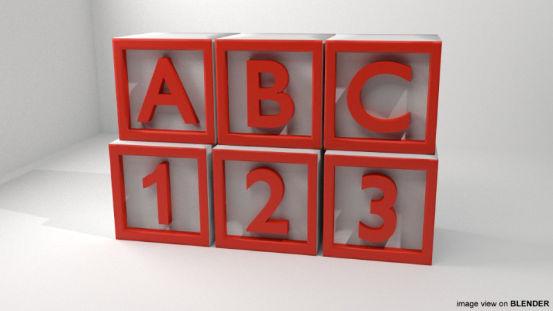 Toy - Learning Box Modello 3D .c4d .max .obj .3ds .fbx .stl .blend 