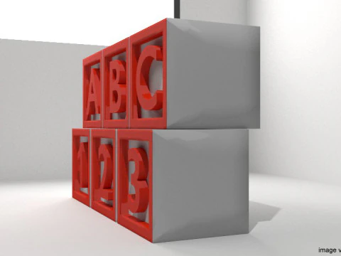 Brinquedo - Caixa de Aprendizagem Modelo 3D
