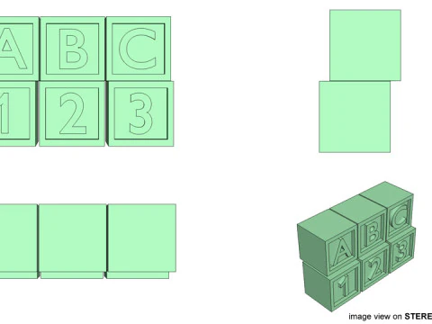 Brinquedo - Caixa de Aprendizagem Modelo 3D