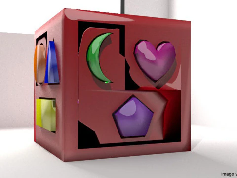 Toy - Match Shapes 3D Model