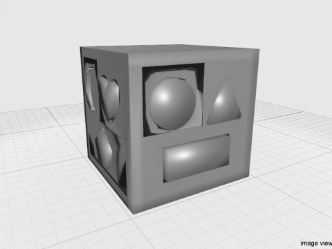 Toy - Match Shapes 3D Model