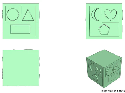 Toy - Match Shapes 3D Model