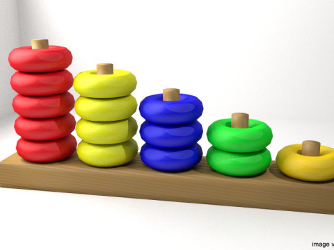 Toy - Number Ring 3D Модель