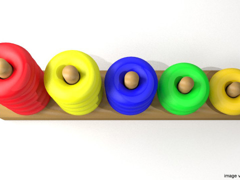 Toy - Number Ring 3D-Modell