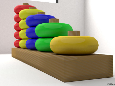 Toy - Number Ring 3D-Modell
