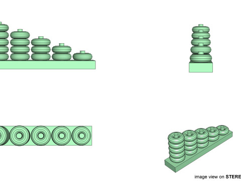 Toy - Number Ring 3D-Modell