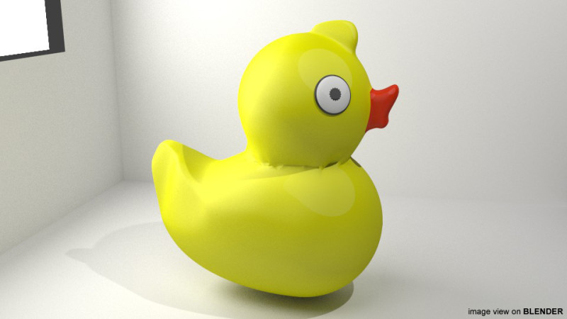 Toy - Rubber Duck 3D Modell .c4d .max .obj .3ds .fbx .stl .blend 