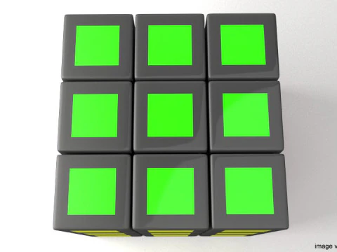 玩具-魔方 3D 模型