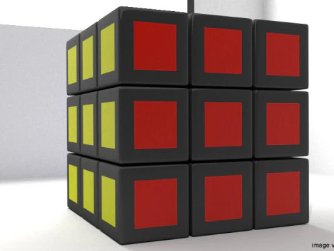 玩具-魔方 3D 模型