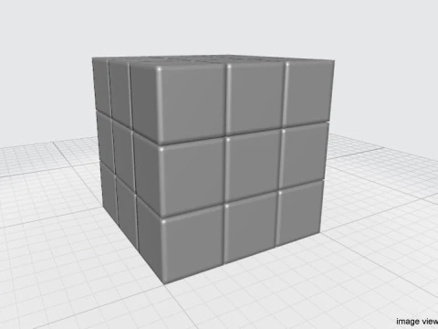 玩具-魔方 3D 模型