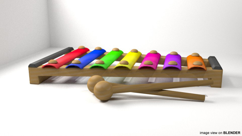 Toy - Sound Synthesizer Modelo 3D .c4d .max .obj .3ds .fbx .stl .blend 