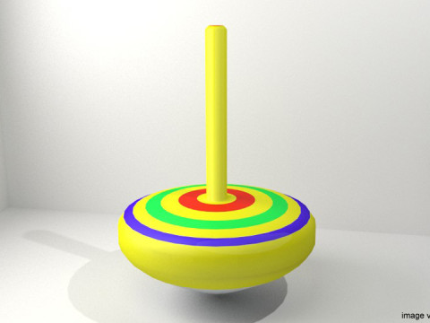 Toy - Spinning Top 3D 模型