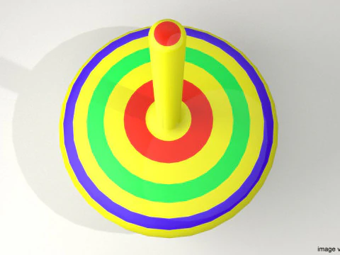 Toy - Spinning Top 3D Model