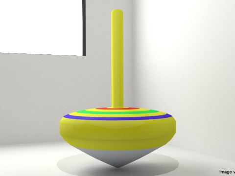 Toy - Spinning Top 3D 模型